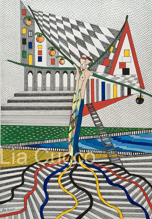 Der biologische Apfelbaum - ein Bild von Lia Cucco