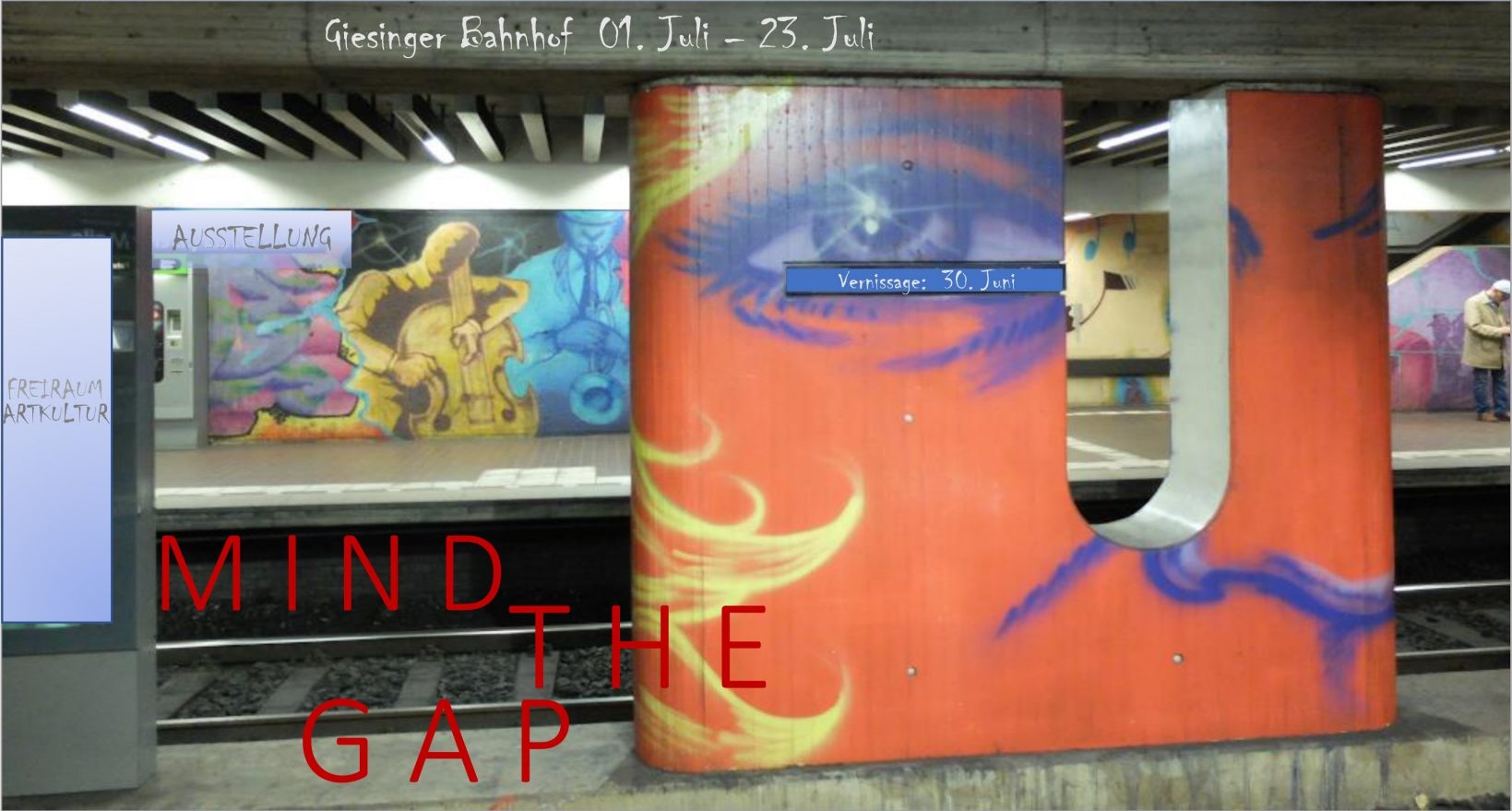 Vernissage am 30.06. 18-22h mit "Ancient Cosmonauts" im Giesinger Bahnhof Kulturzentrum